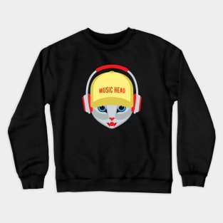 Music Head Crewneck Sweatshirt